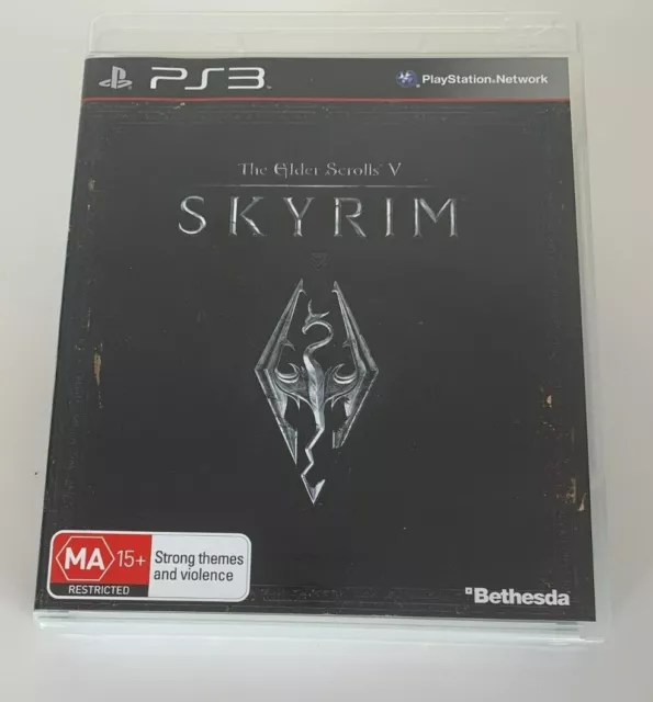 The Elder Scrolls V 5 Skyrim PS3 Playstation 3 game  Complete with Manual & Map