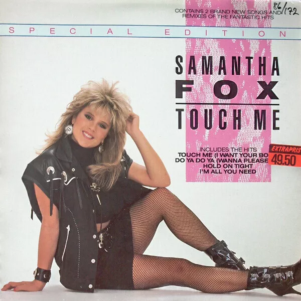 Samantha Fox Touch Me (Special Edition) GATEFOLD Jive Vinyl LP