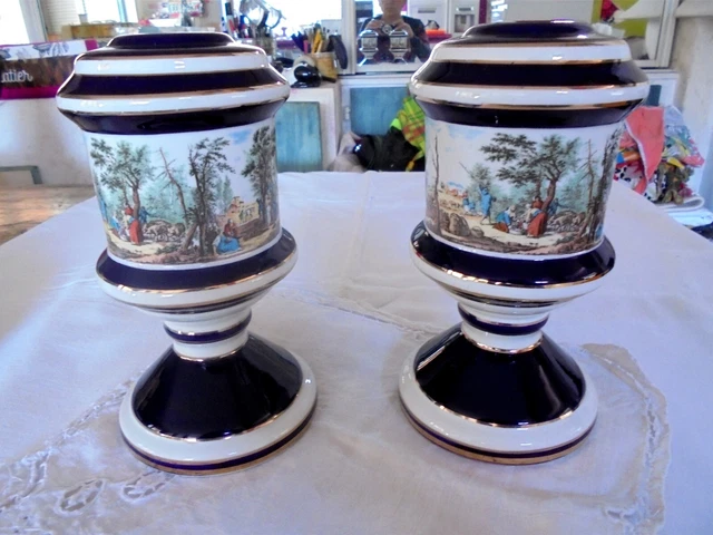 Pied de lampe en céramique en forme d'écrou vintage circa 1970 For Sale at