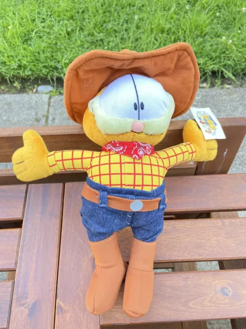 GARFIELD ODIE GOSH! SOFT TOY PLUSH 12" COWBOY Garfield