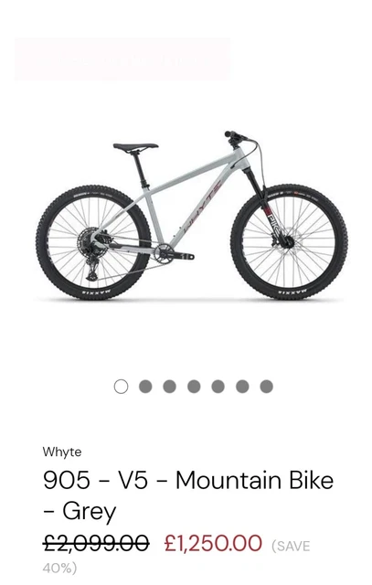 WHYTE 905 2023 mountain bike 800.00 PicClick UK