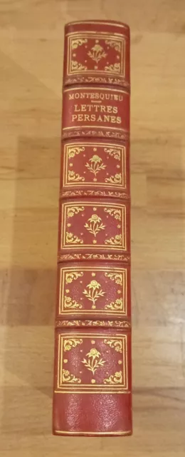 LETTRES PERSANES par MONTESQUIEU, Ed. ACADEMIE DES BIBLIOPHILES, 1869, Numéroté