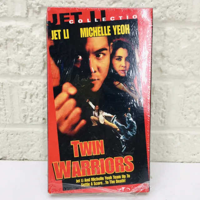 HTF‼ IN SHRINK‼ Twin Warriors (VHS, 2000) Tai Chi Master Jet Li Dimension • EUC‼