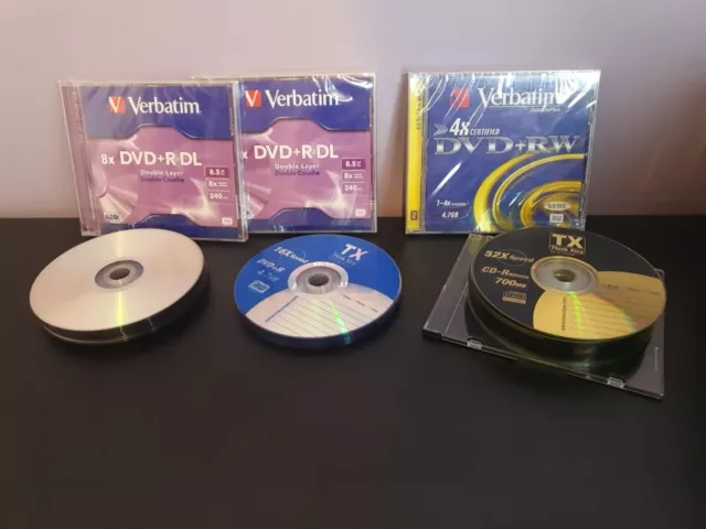 DVD vierge, CD vierge, CDRW, Blu-ray vierge, DVDRW, DL, DVDR pas cher