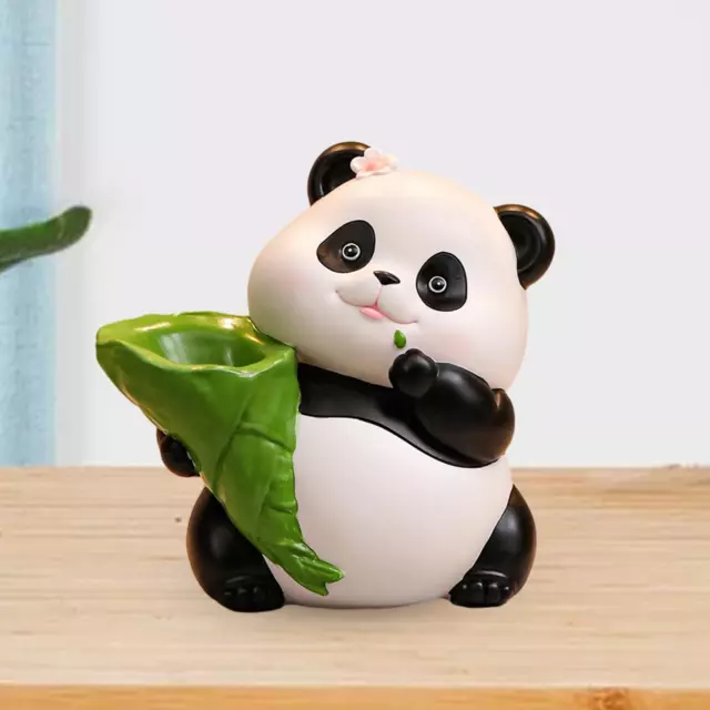 Figurine de Panda, ornement artisanal décoratif pour bureau, bibliothèque,