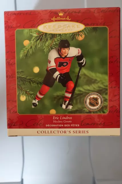 2000 Eric Lindros Hockey Greats Hallmark Ricordo Ornamento Collezionista Serie
