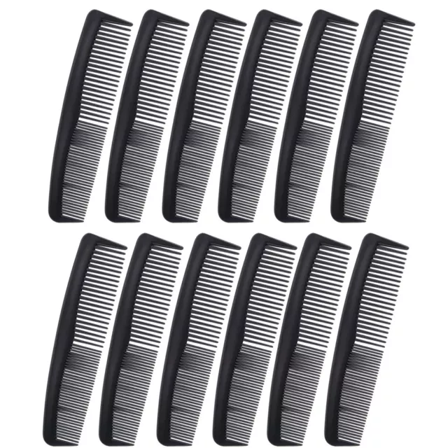 Pocket Hair Comb (12 Pcs) Flexible Thin 5" Beard & Mustache Combs
