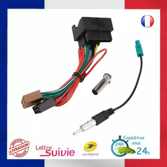 Sound Way Autoradio Adaptateur Câble Connecteur Faisceau ISO