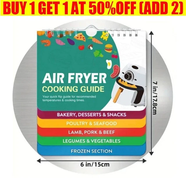AIR FRYER COOKING Guide / Cheat Sheet Air Fryer Cooking Times Chart