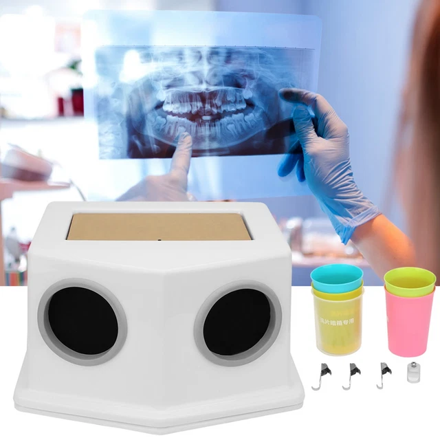 MANUAL DENTAL PORTABLE X Ray Film Processor Developer Darkroom Box 206