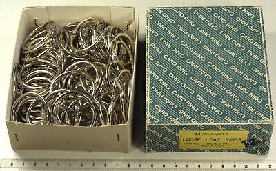 85+ anneaux pour reliure MIYAMOTO Card Ring, Loose Leaf Rings 3,5 cm 1 1/4"