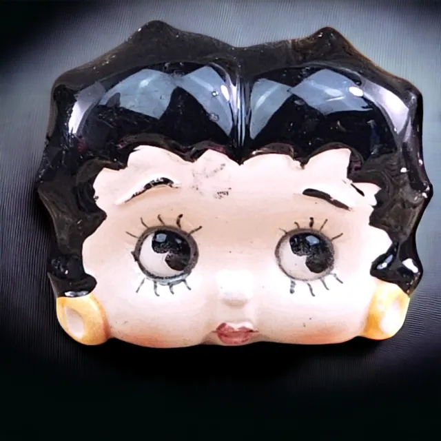 VTG Fridge Magnet Ceramic Betty Boop Animation Classic Cartoon Nostalgic Japan