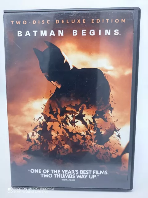 Batman Begins (Two-Disc Deluxe Edition) - DVD - VERY GOOD