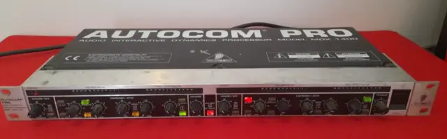 compresseur limiteur Behringer Autocom Pro MDX 1400 sonorisation hifi concert dj