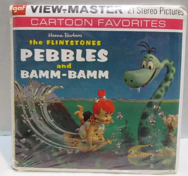 The Flintstones Pebbles and Bamm-Bamm View-Master Pack B 520, SEALED PACK