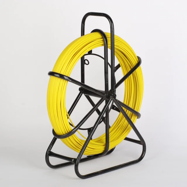 KATSU Sonda Passacavi In Fibra Di Vetro 6x80M - Estrattore Cavi Elettrici Con Freno E Supporto - Foto 5