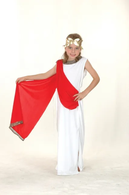 Costume abito nuovo dea greca bambina mondo del libro settimana