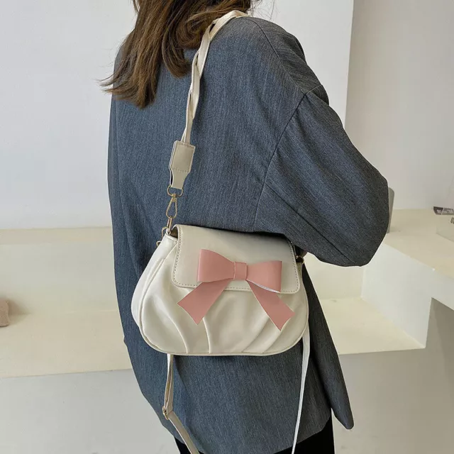 Summer Versatile And Fashionable Underarm Bag Casual Bow Women S Shoulder Bag