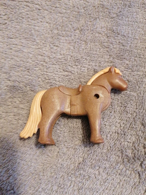 PLAYMOBIL PONEY cheval marron EUR 1,00 - PicClick FR