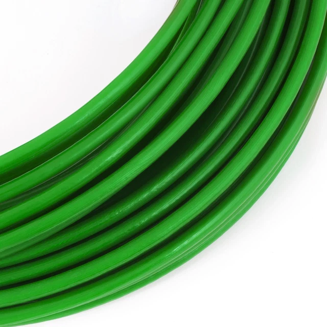 VERT CÂBLES GAINE PVC GALVANISÉ acier enrobe revetu toron corde filin zingué 3