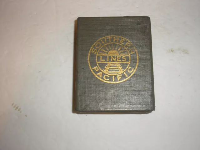 Vintage Southern Pacific Lines Railroad Playing Cards