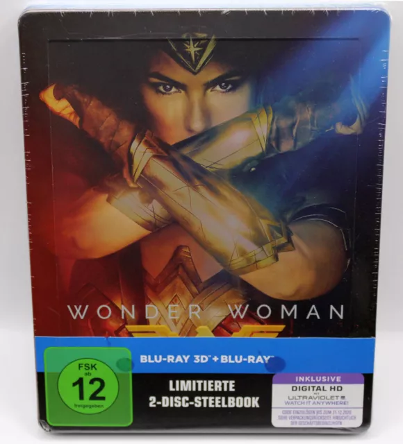 NEU Wonder Woman 3D + 2D Limited Edition Blu-ray Steelbook deutsch