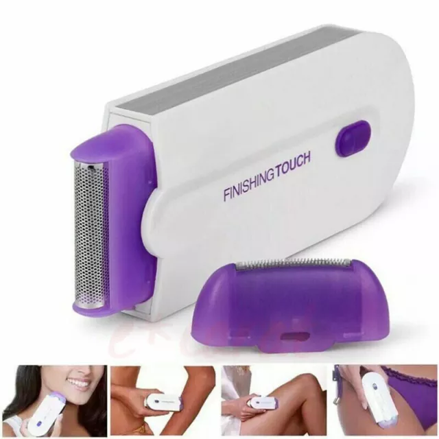 2-in-1 Epilator Women Painless Touch Facial Body Hair Removal Depilator Shaver