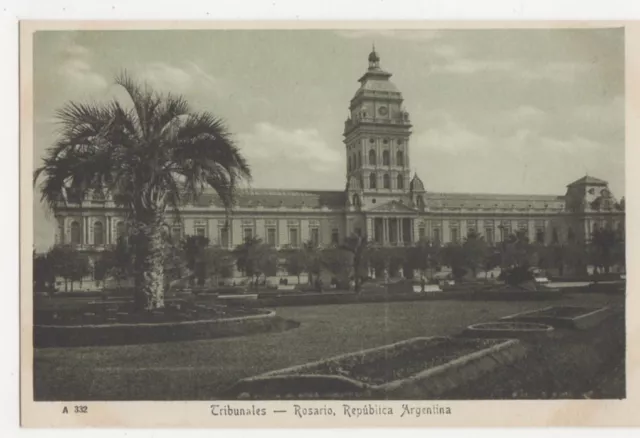 Argentina, Rosario, Tribunales Postcard, B208