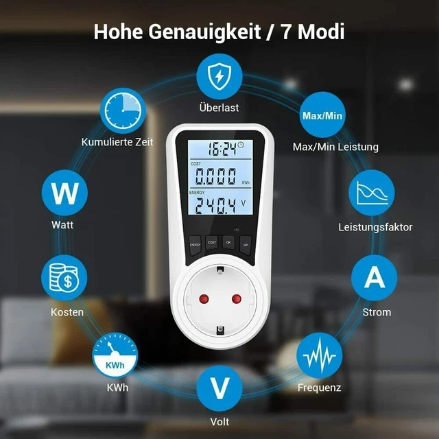 Misuratore di elettricità di alta qualità potenza elettrica digitale potenza