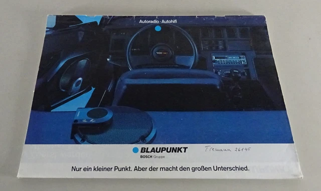 Prospetto/Brochure Autoradio Blaupunkt/Autohifi Stand 04/1988