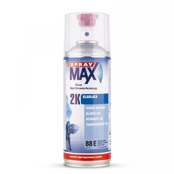 Bombe de vernis de finition - Automobile - Brillant - 2K Spray max - 400ml