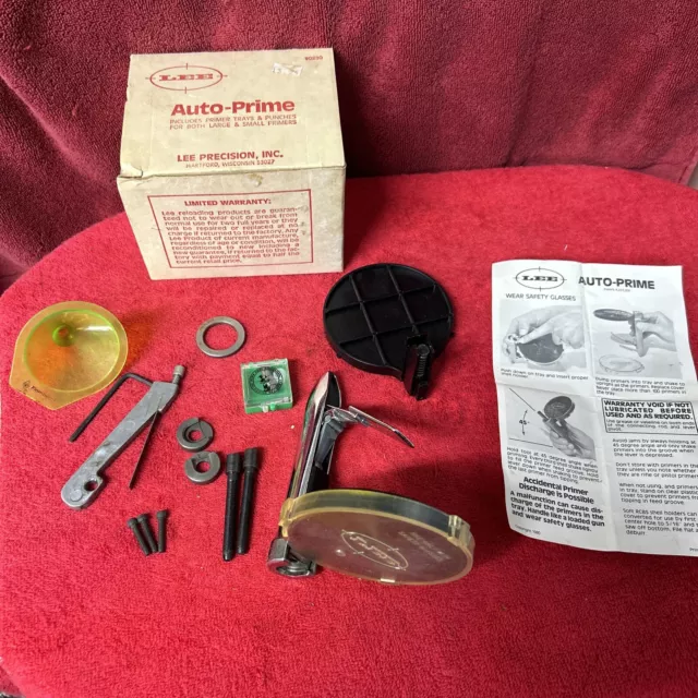 Lee Precision Inc Auto-Prime Hand Primer Tool w/Box For Large and Small Primers!