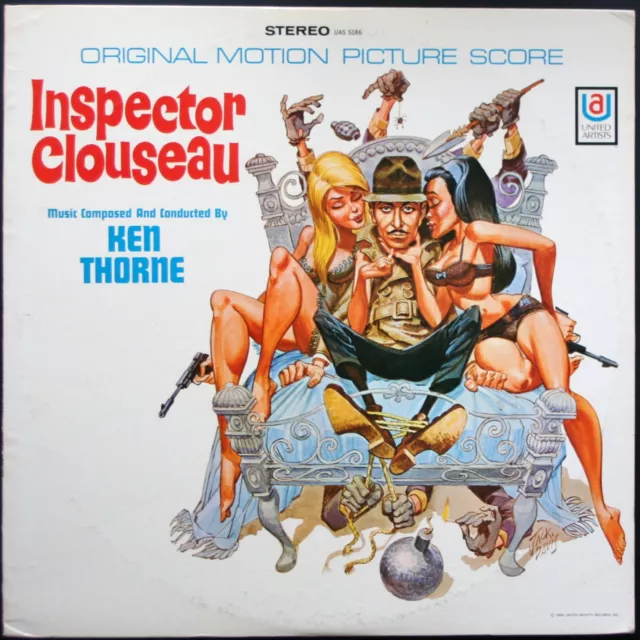 Bo Film Inspector Clouseau Soundtrack Ken Thorne 33T Lp 1968 United Artists 5186