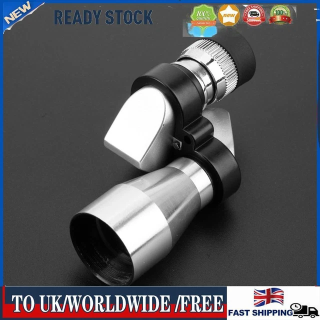 8x20 Mini Corner Binoculars HD Pocket Monocular Outdoor Telescope (Silver)