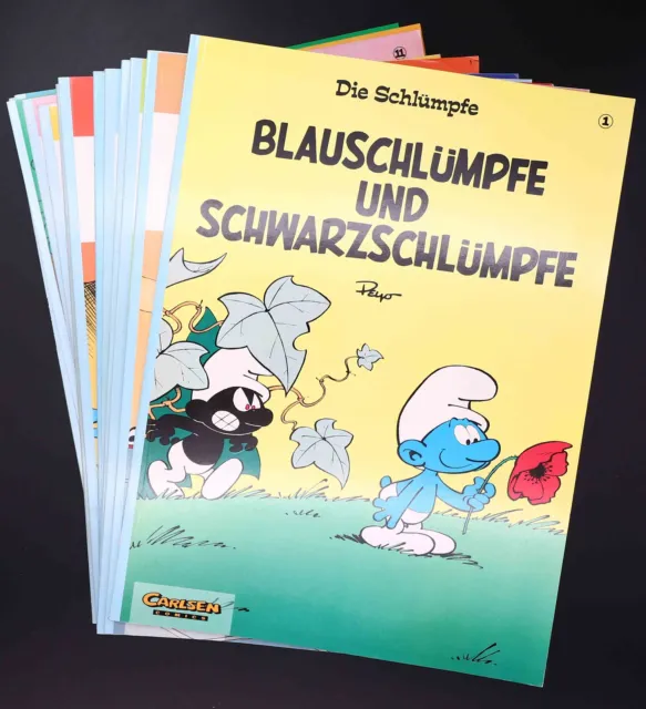 Die SCHLÜMPFE SC Humor Funny Carlsen Comic Album Peyo Nr. 1-16