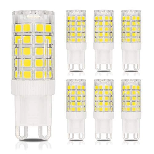 Dimmable G9 Bi-Pin LED Light Bulb 4W Equivalent to 40W Halogen Bulb Daylight