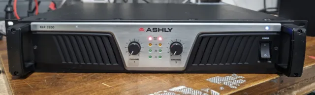 Ashly KLR-3200 Stereo Two Channel Power Amplifier (650W/Channel @ 8 Ohms Stereo)