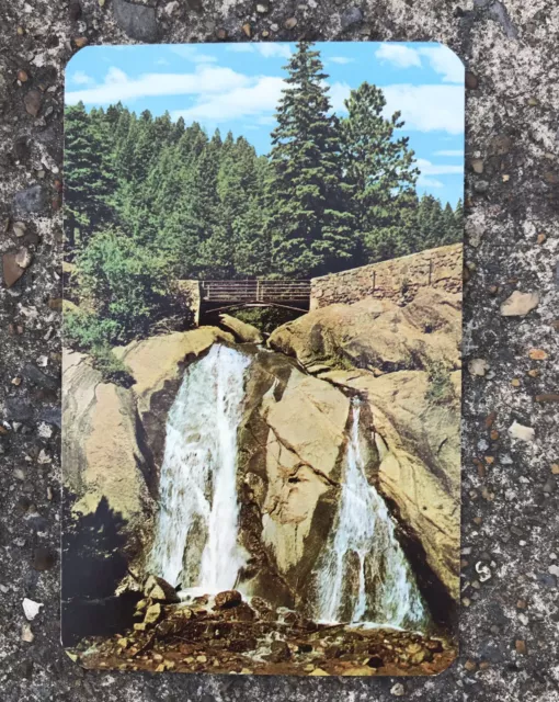 Vintage 1960’s Helen Hunt Falls Colorado Co Postcard Picture Pikes Peak Region