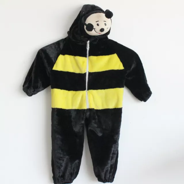 Playful Plush Bumble Bee Costume 12 - 18 Mo Full Zip Hooded