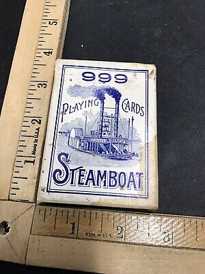 Vintage 999 Steamboat Playing Cards Deck  U.S. Playing Card Company