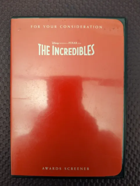 The Incredibles Disney Pixar For Your Consideration DVD Screener 2004 Promo rare