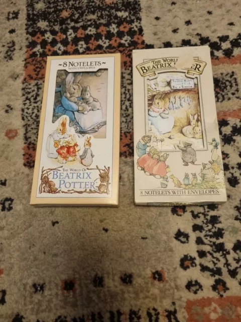 Beatrix Potter Notelets 2 Boxes Of 8