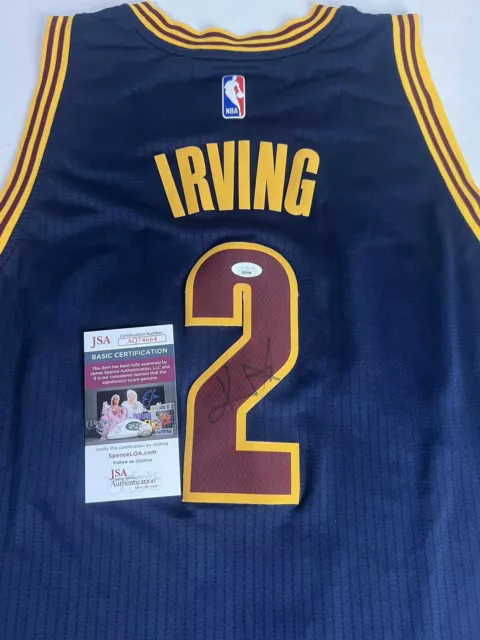 Kyrie Irving Autographed Cleveland Cavaliers signed NBA jersey - JSA COA!
