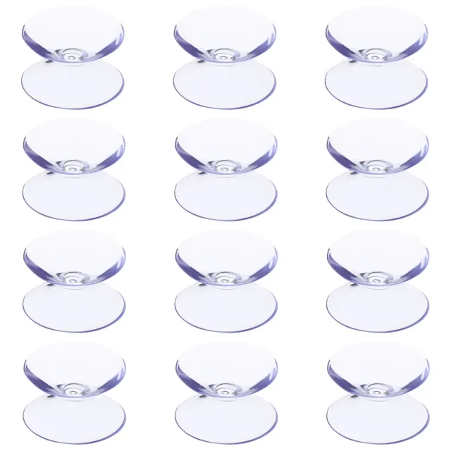 DOUBLE SIDED SUCTION Cups, 20 mm, Set of 10, Clear $8.95 - PicClick