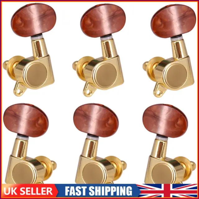 6pcs Guitar String Tuning Pegs Tuner Machine Heads for Electric Acoustic Guitar