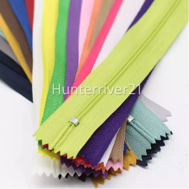 100X 30cm Closed End Nylon Zippers for Tailor Sewer DIY Craft Sewing Tool AUS 3