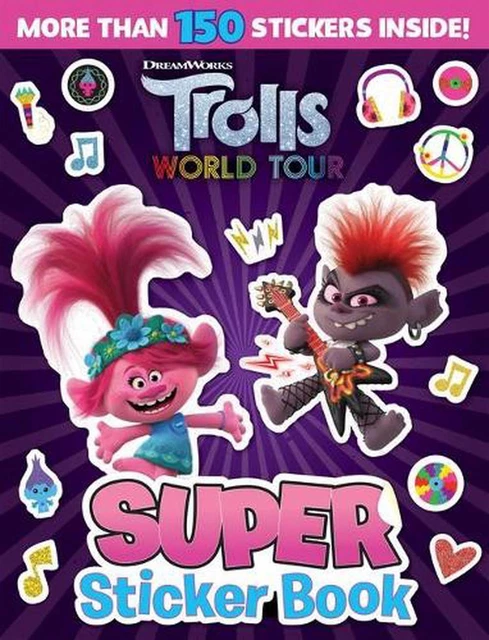 TROLLS WORLD TOUR: Super Sticker Book (Dreamworks) (English) Paperback ...