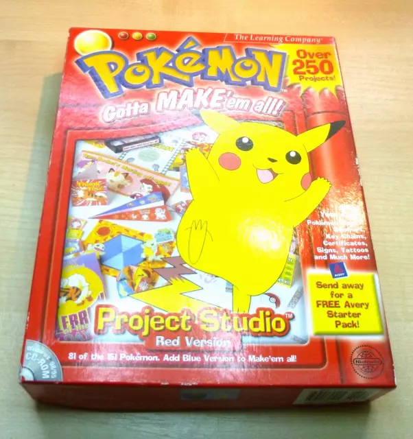 Pokemon Project Studio: Red Version : The Learning Company : Free