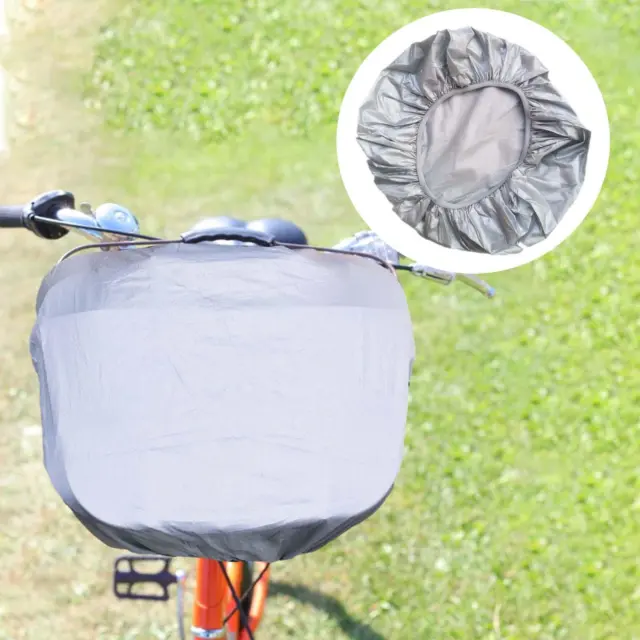Regenschutz Korbüberzug Fahrradkorb Wasserdicht 3M Reflektierend Gelb
