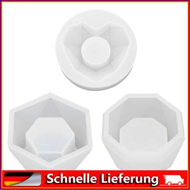 Moldes duraderos para macetas hágalo usted mismo fabricación suculentas molde de cemento decoración de oficinas
